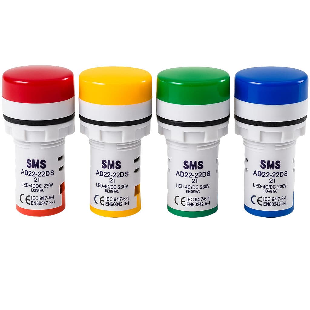 SMS SMD 22MM 220V RED, YELLOW, GREEN, BLUE