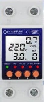 OPTIMUS WiFi Smart Energy Meter – Digital Display (63A)