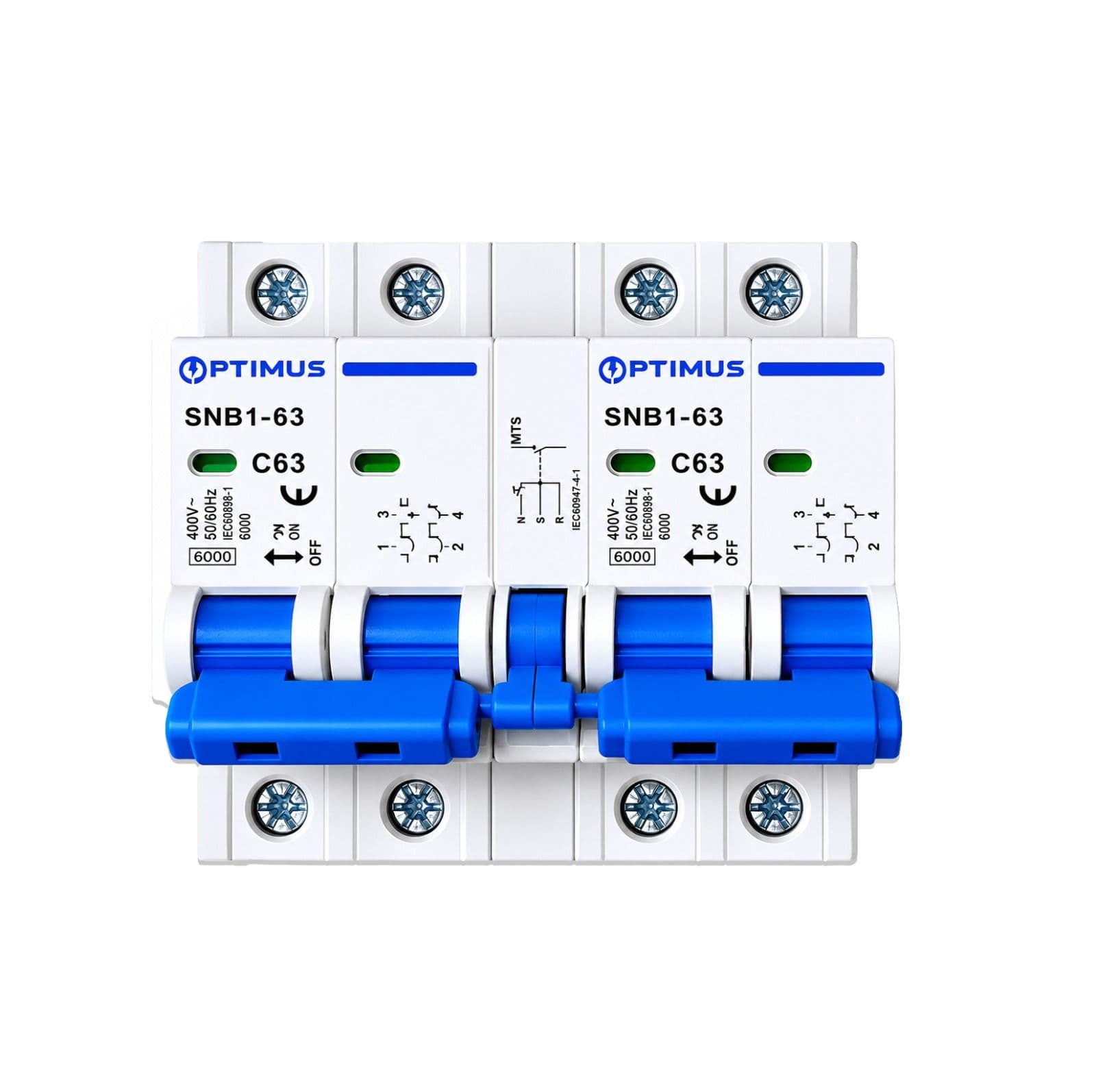 OPTIMUS MTS 63A 2POLE