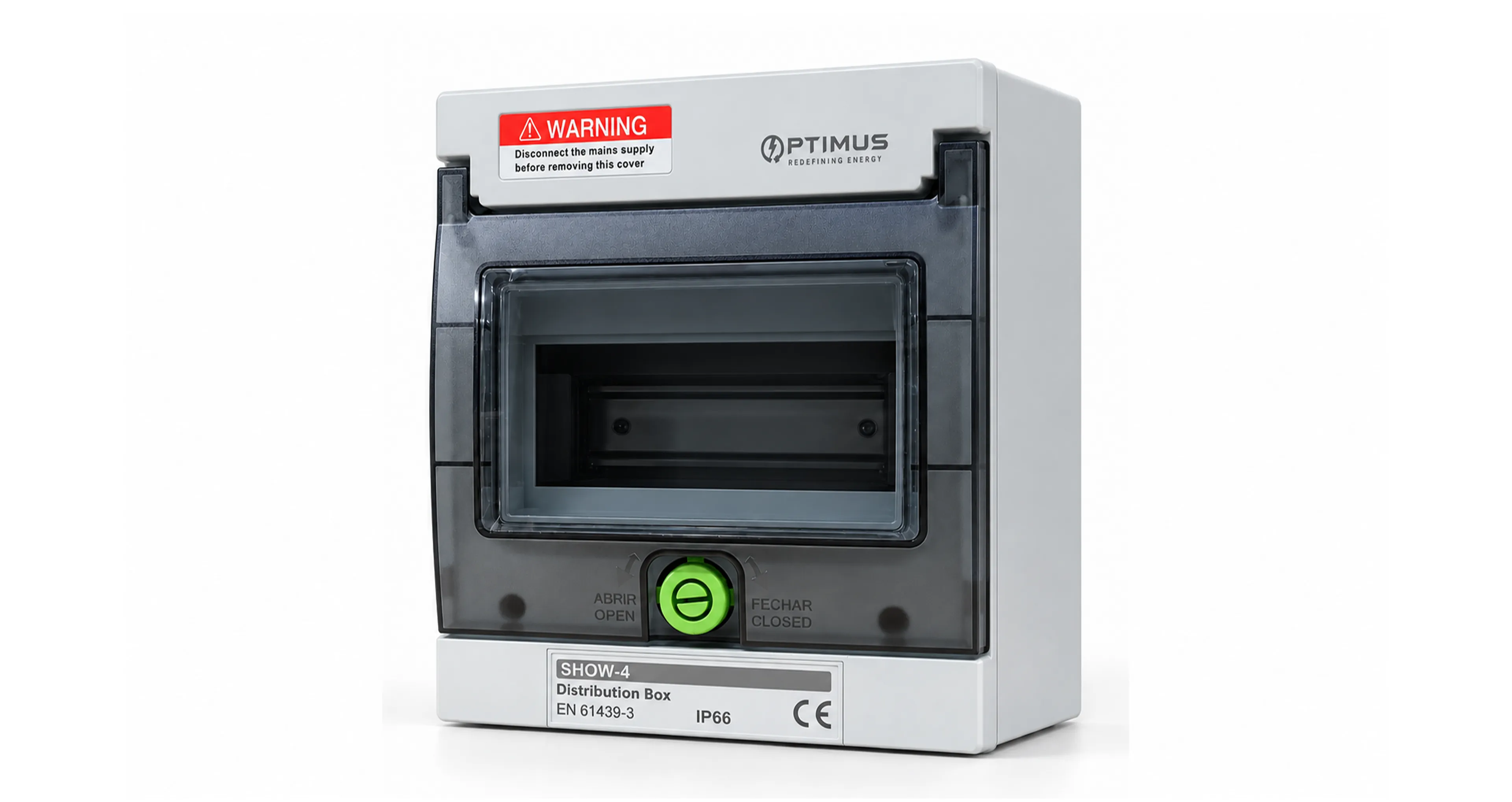 OPTIMUS 4-WAY DISTRIBUTION BOX WITH KEY LOCK