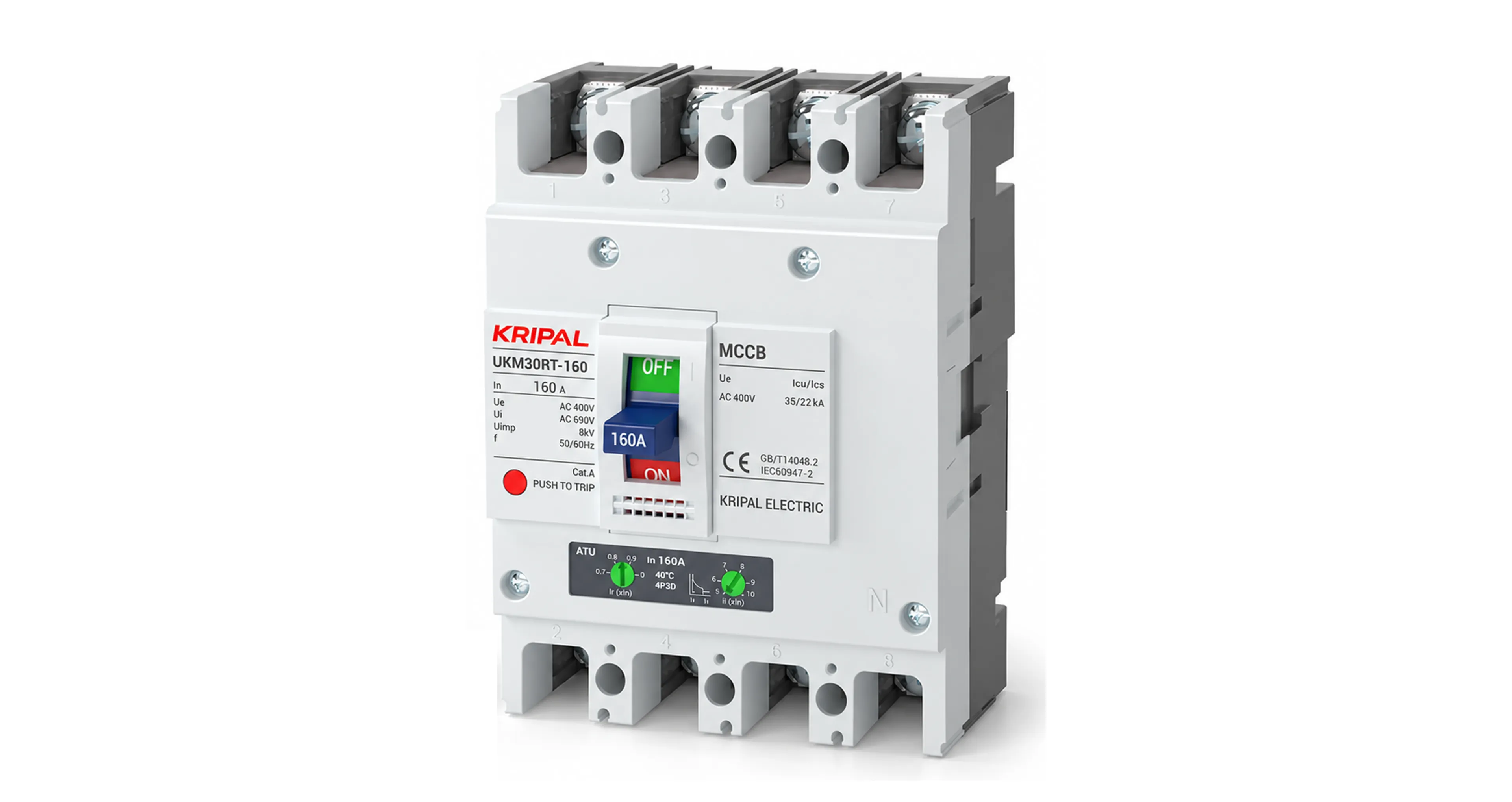 UKM-30RT (160A) (CE, IEC:60947-2 & GB/T 14048.2 CERTIFIED) thumbnail 2