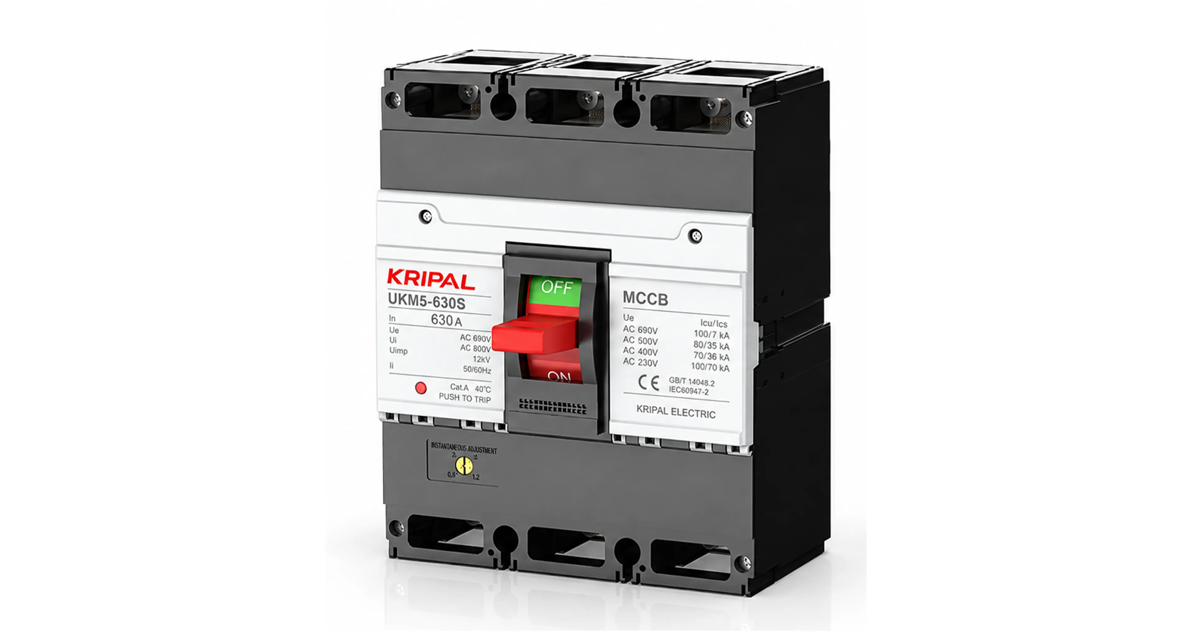 KRIPAL UKM5-63 (630A) (CE, IEC:60947-2 & GB/T 14048.2 CERTIFIED)